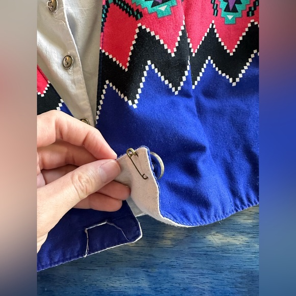 Vintage RoughRider Cowboy Cowgirl Button Crop 🤠 firm price ❤️🔥❤️🔥 - Picture 13 of 15